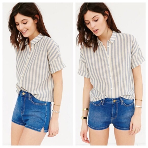 BDG Pants - BDG Denim Super High Rise Spade Pin Up Shorts 25